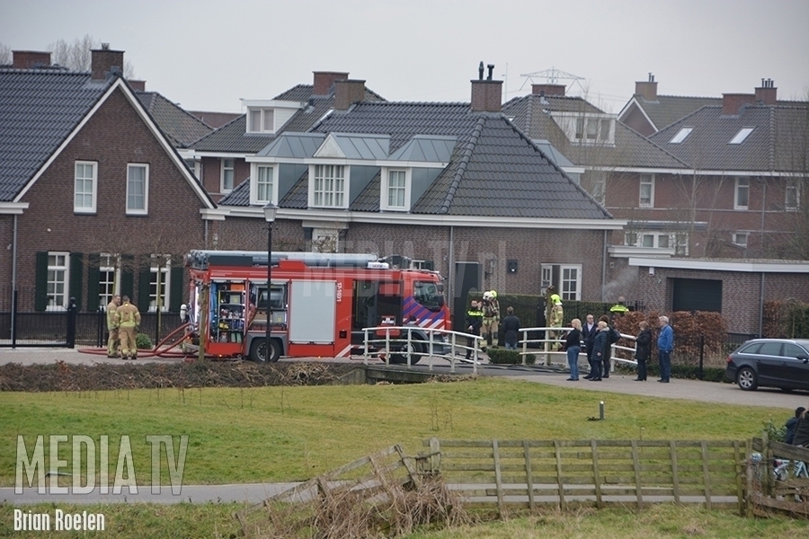 Brand in woning Onderweg Rotterdam