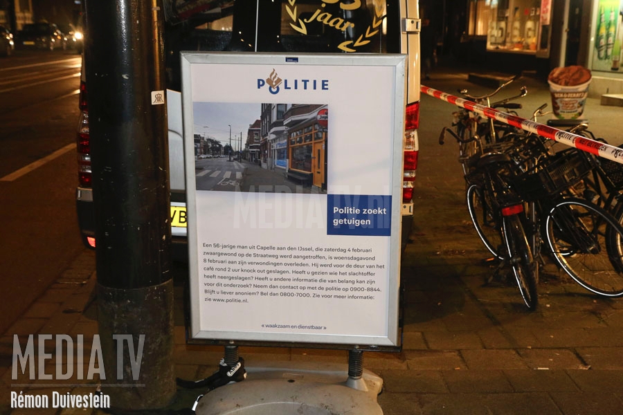 15.000 euro beloning voor gouden tip dode man Straatweg Rotterdam