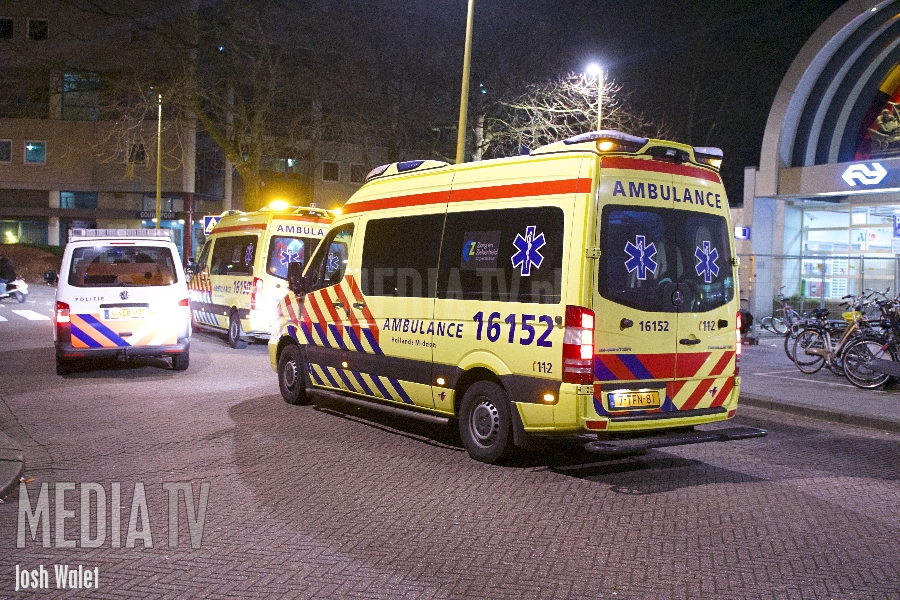 Persoon zwaargewond na aanrijding met trein in Gouda