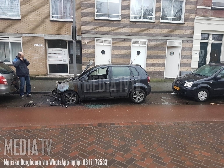 Twee autobranden op de Noordsingel en Bergselaan in  Rotterdam