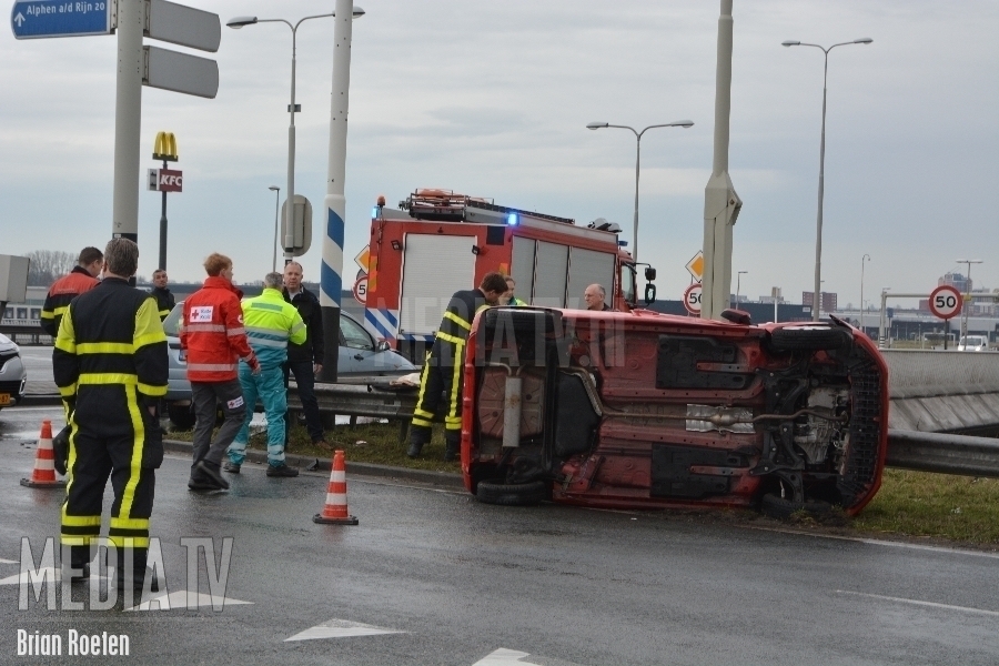 Gewonden bij ongeval op de Hoefweg-N209 Bleiswijk (video)