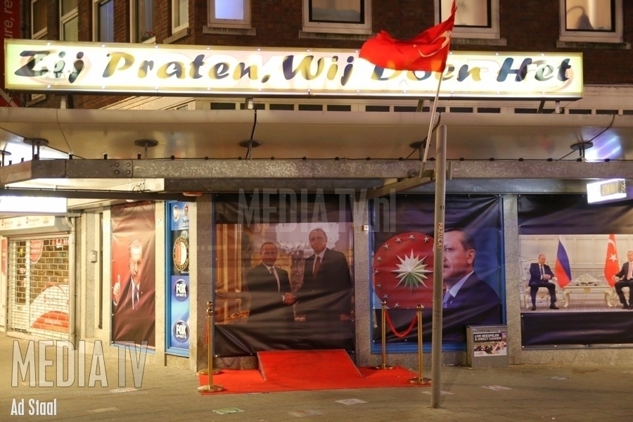Winkelier Beijerlandselaan Rotterdam steunt Turkse president Erdogan