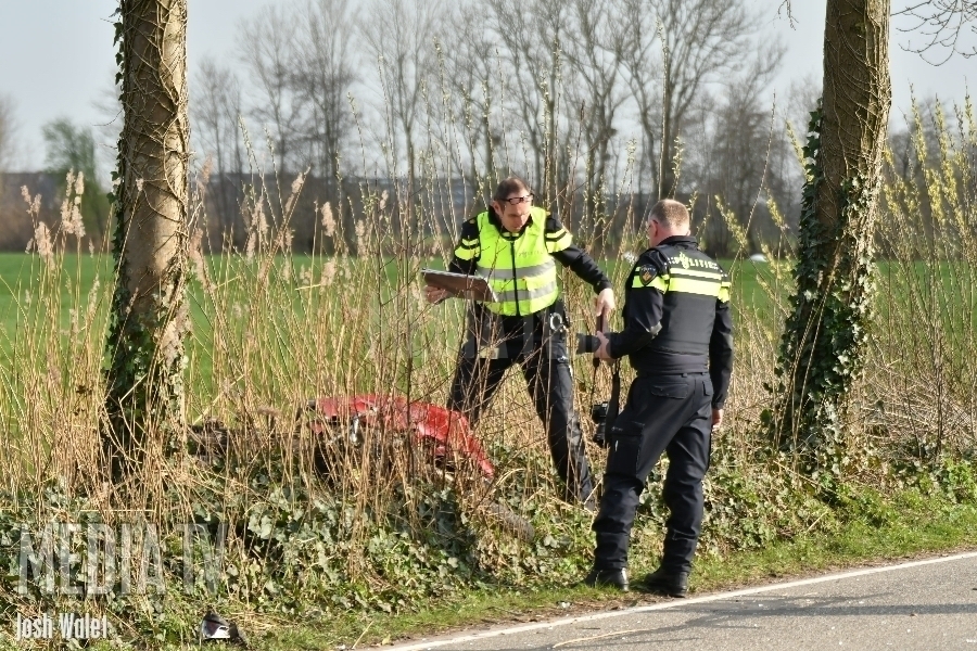 Motorrijder overleden bij ongeval Milandweg Woerdense Verlaat