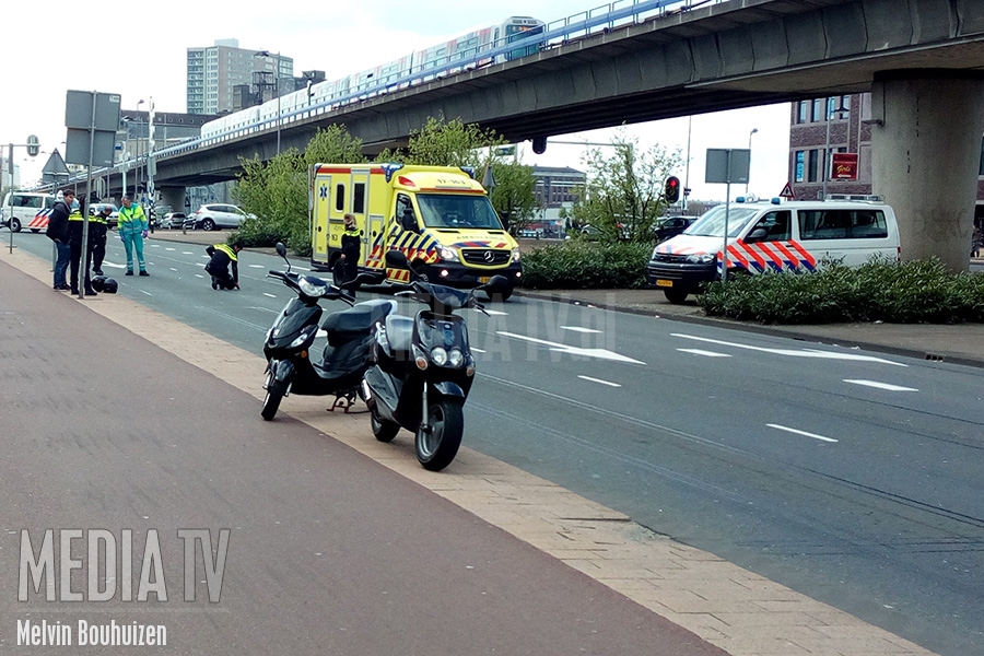 Gewonde bij aanrijding Hillelaan Rotterdam