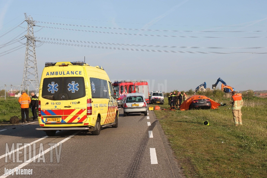 Dodelijk ongeval met vrachtwagen Hoeksebaan Hoek van Holland (video)
