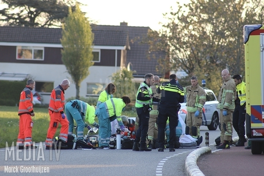Fietser overleden na ongeval  Achterdijk Vierpolders (video)