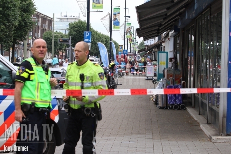 Twee gewonden bij steekpartij Schiedamseweg Rotterdam (video)
