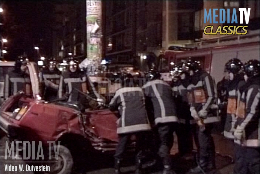 MediaTV Classics (1995): Dode bij auto om paal Churchillplein Rotterdam (video)