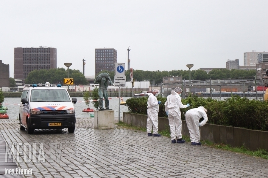 Moeder van gevonden dode baby op Wilhelminapier in Rotterdam blijft onbekend