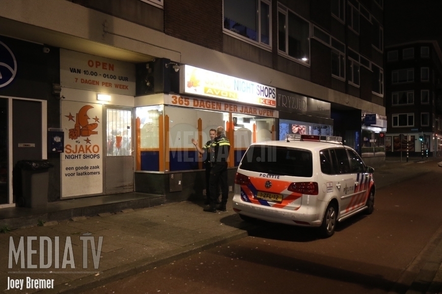 Gewapende overval op avondwinkel Pleinweg Rotterdam