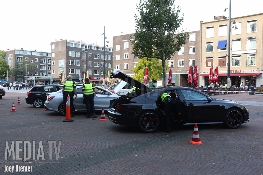 Drugs, wapens en wodka afgepakt bij verkeerscontrole Binnenrotte Rotterdam