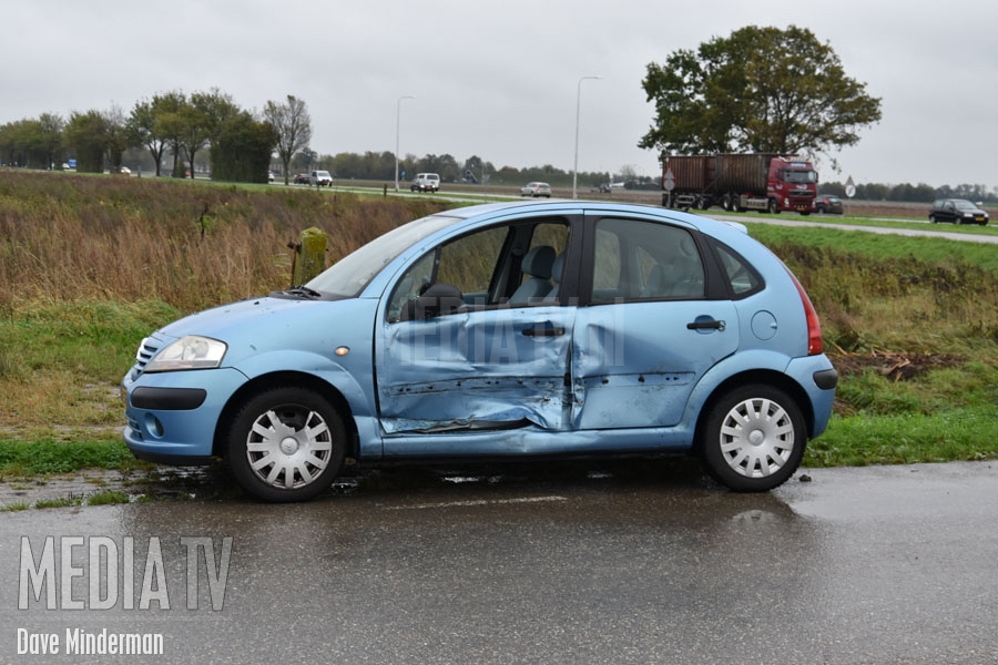 Gewonde bij aanrijding N217 Mijnsheerenland