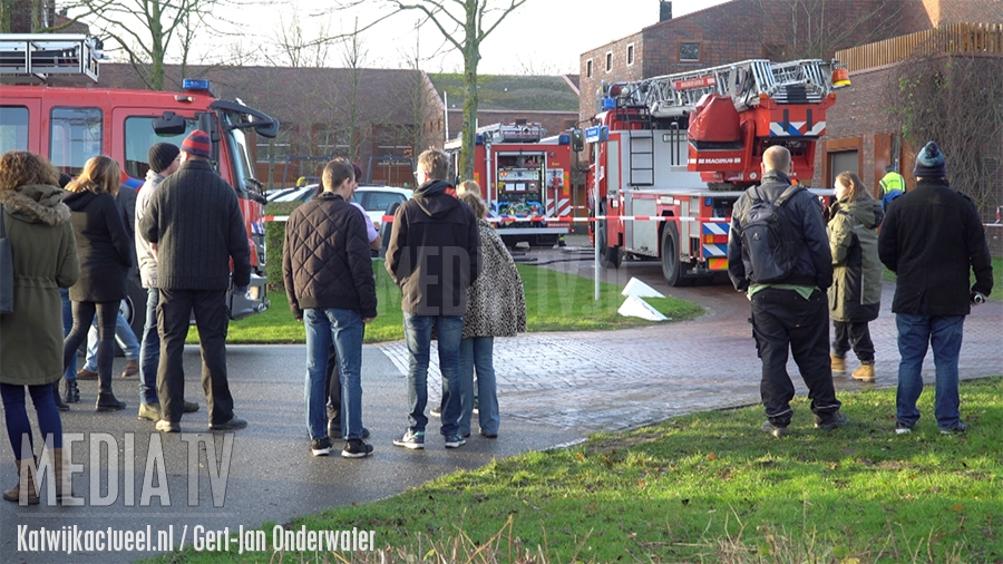 Middelbrand in berging zorginstelling Noordwijk (video)