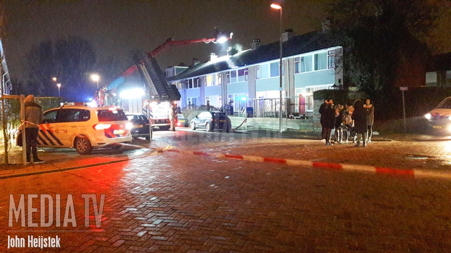 Woning zwaar beschadigd door brand Rijstgras Rotterdam