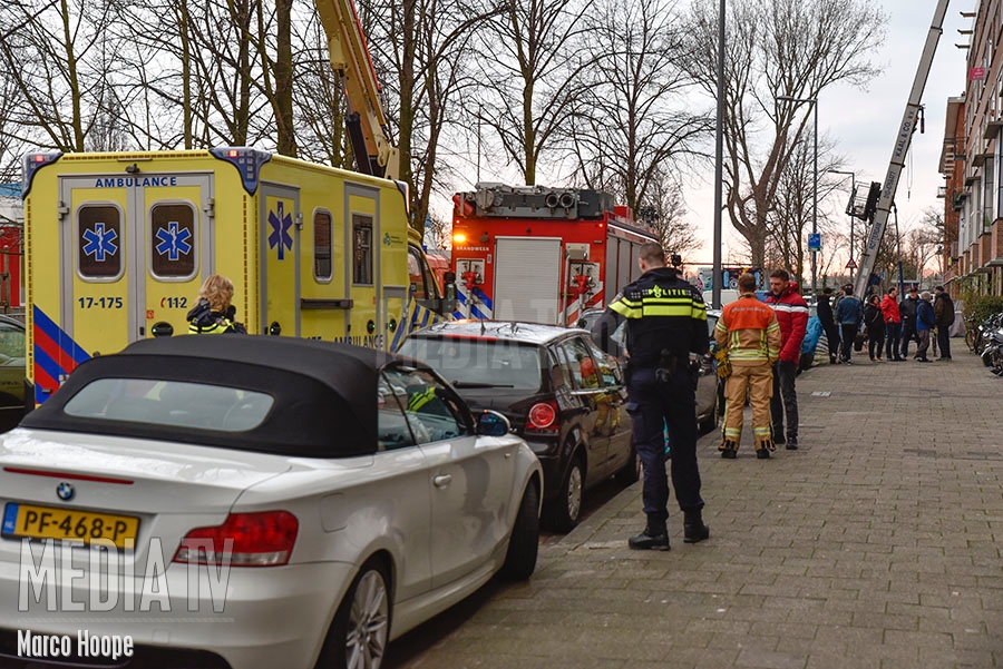 Diverse mensen onwel na CO vergiftiging Noorderhavenkade Rotterdam