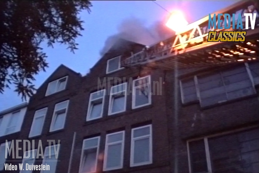 MediaTV Classics(1995):  Fikse zolderbrand Kerkhoflaan Rotterdam