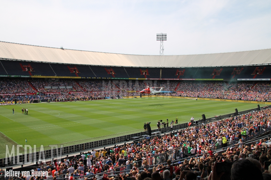 Drukbezochte open dag Feyenoord in De Kuip