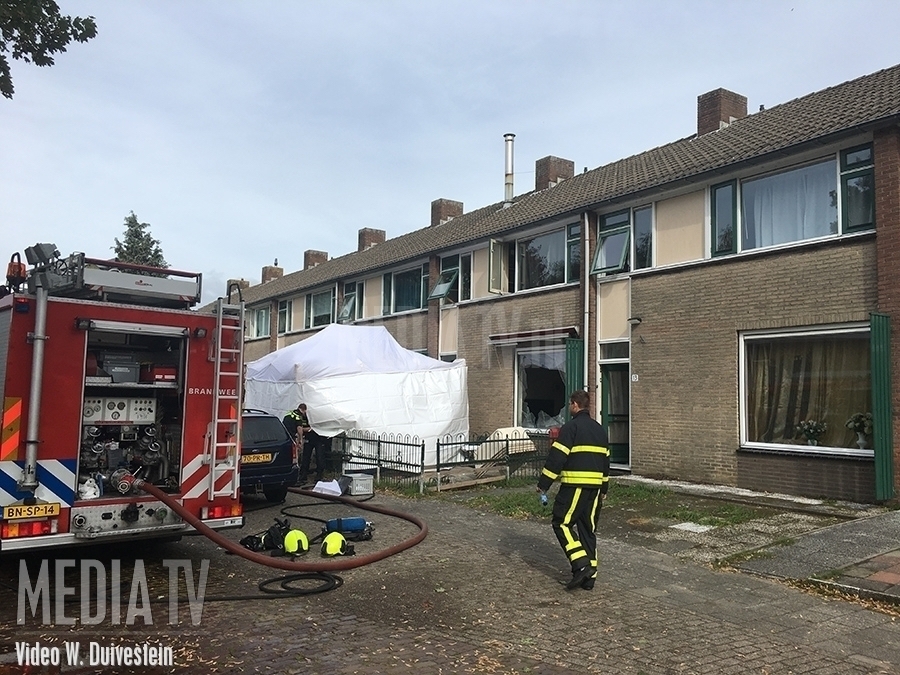 Vier doden bij woningbrand Cremerstraat Papendrecht (video)