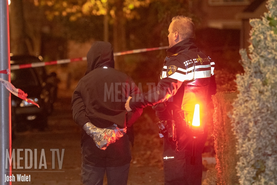 Arrestaties na plofkraak in Nieuwkoop (video)