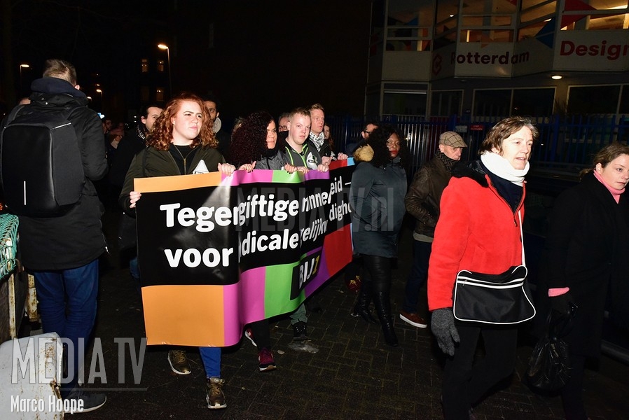 Honderden personen aanwezig bij stille tocht in Rotterdam