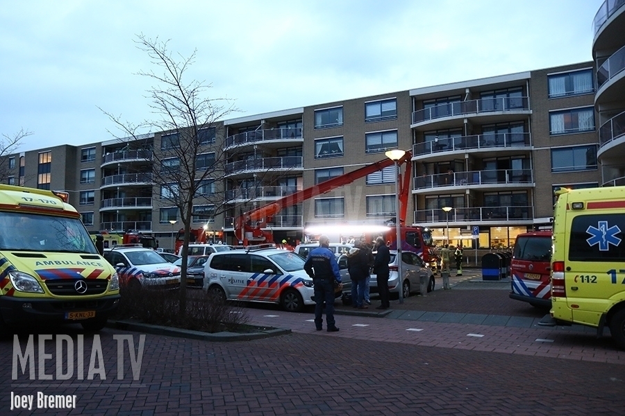 Dode bij brand in zorgcomplex Gorsstraat Spijkenisse (video)