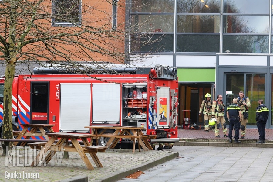 Kleine brand in schoolgebouw Comenius College Rotterdam