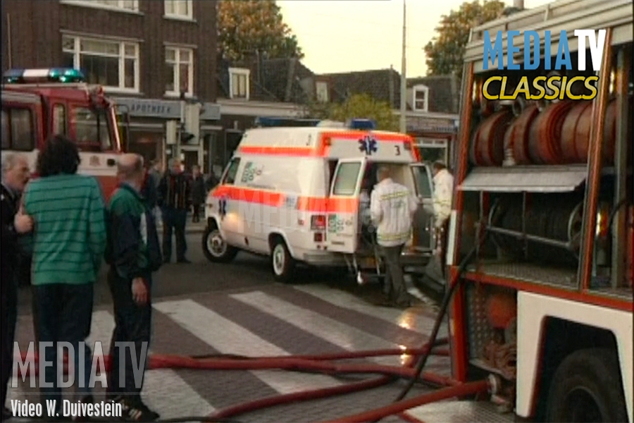 MediaTV Classics: Gewonde bij woningbrand Rozenlaan Rotterdam (video)