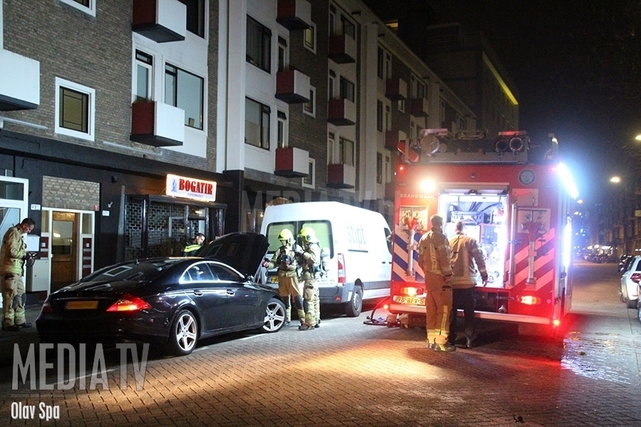 Autobrand Hoogstraat Rotterdam