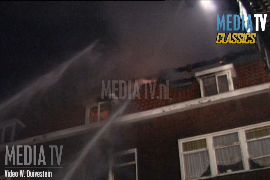 MediaTV Classics (1997): Bovenwoning verwoest door brand Millinxstraat Rotterdam