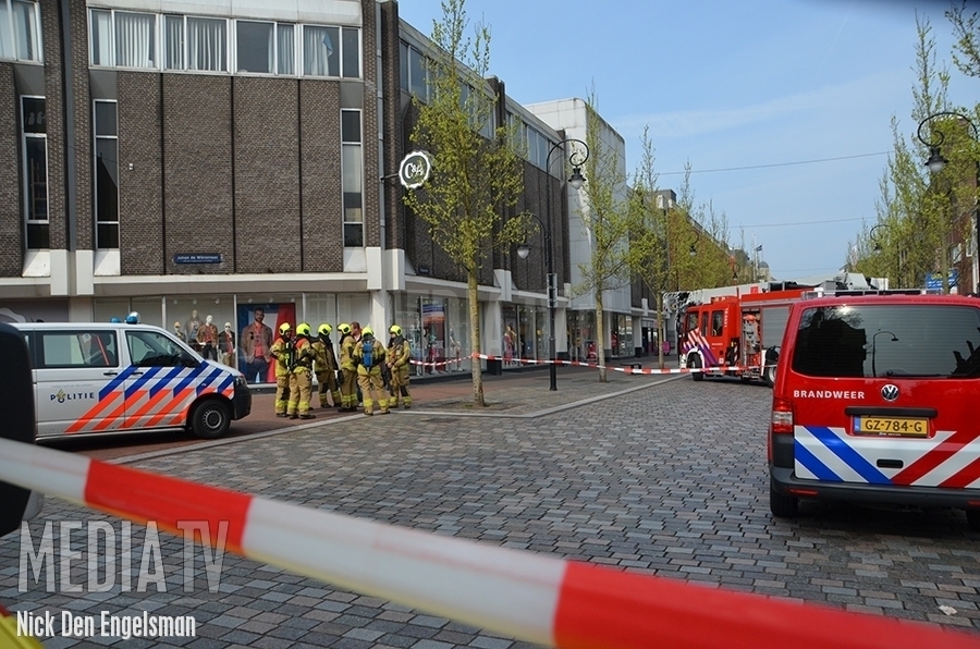 Woningen en winkels ontruimd door gaslekkage Bagijnhof Dordrecht