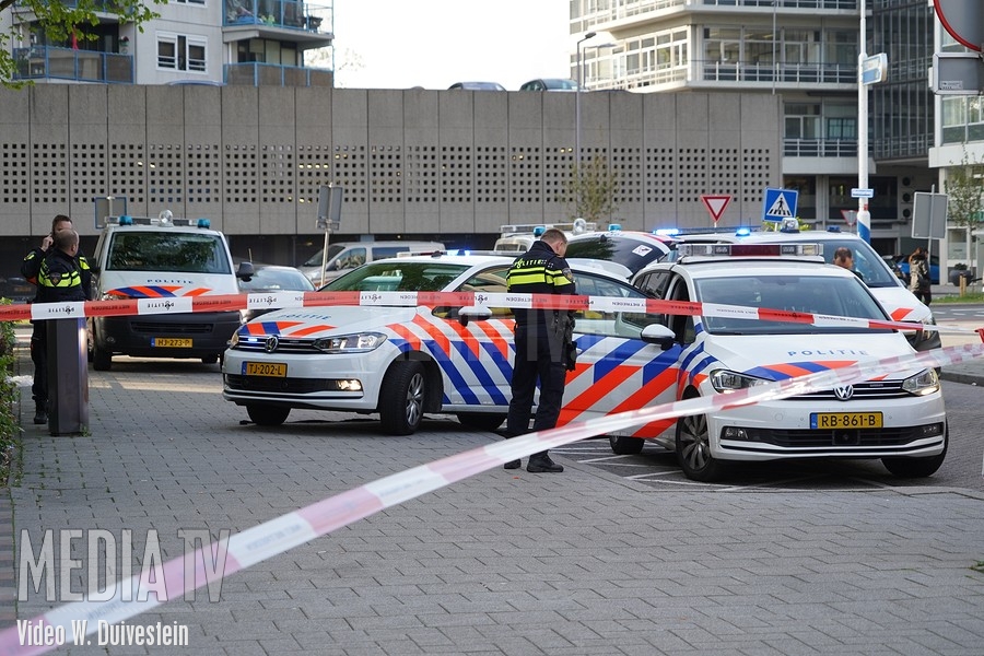 Man gewond na schietpartij Beukendaal Rotterdam (video)