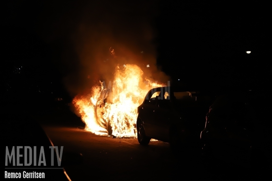 Wederom nachtelijke autobranden in Gouda