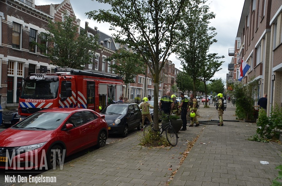 Kleine brand in keuken Schonebergerweg Rotterdam