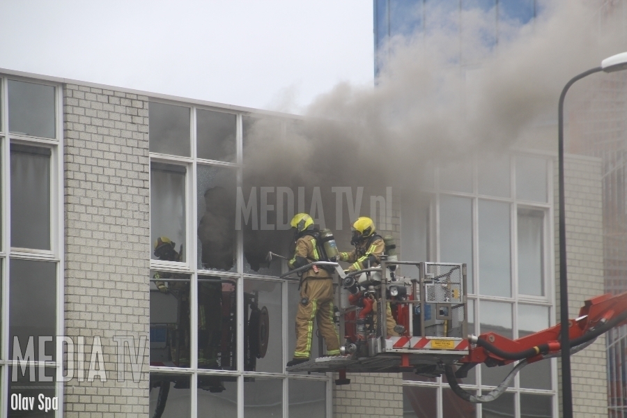 Drone Team Gezamenlijke Brandweer ondersteund bij grote brand in Rijswijk