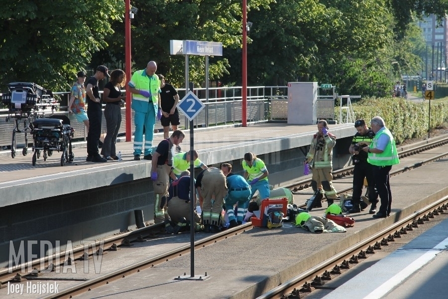 Twee gewonden door kerende scootmobiel op metrostation Nieuw Verlaat Rotterdam
