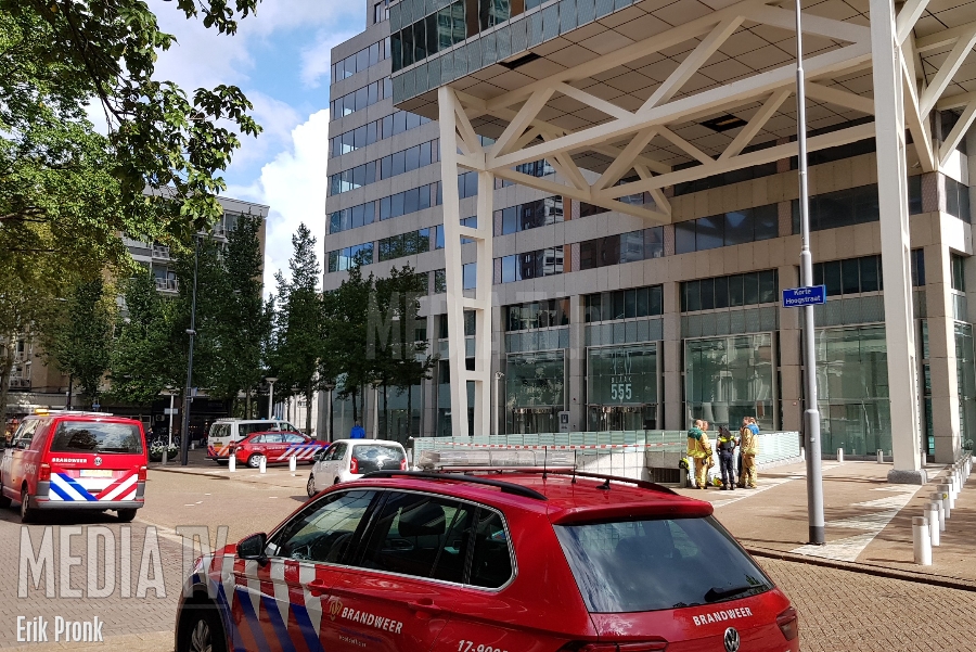 Defecte sprinkler zet parkeergarage blank Keizerstraat Rotterdam