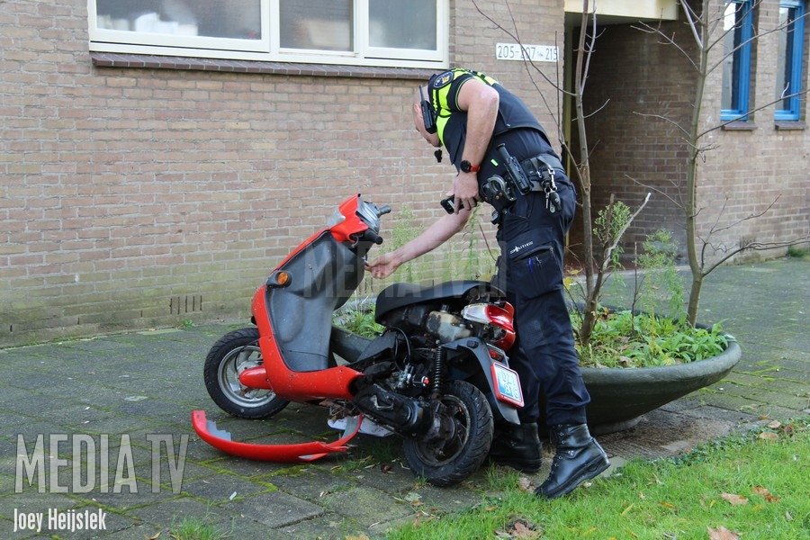 Stinkende scooter doet hulpdiensten uitrukken in Capelle aan den IJssel