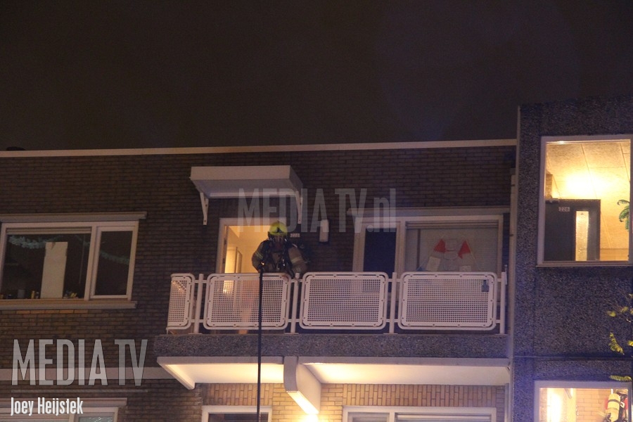 Brandje in keuken van woning Sjanghailaan Rotterdam