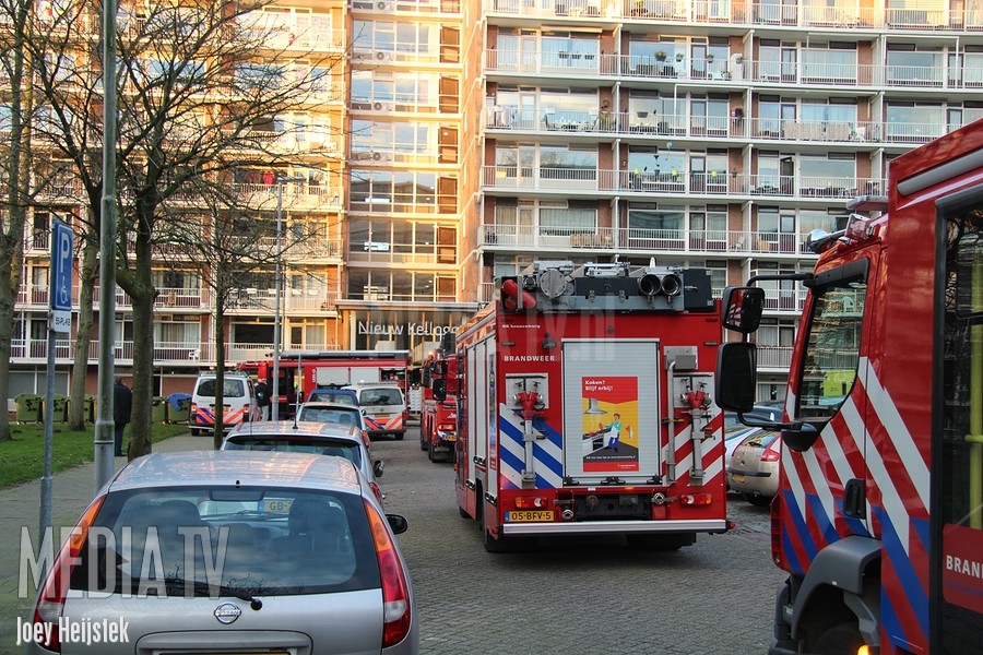 Woningen ontruimd na keukenbrand Kelloggplaats Rotterdam