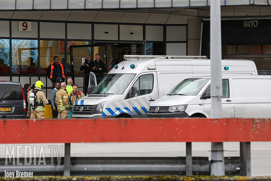 Bombrief gevonden op postsorteercentrum PostNL Rotterdam (video)