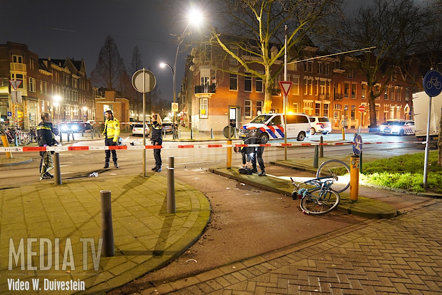 Update: Fietster zeer ernstig gewond na aanrijding met doorrijder in Rotterdam (video)