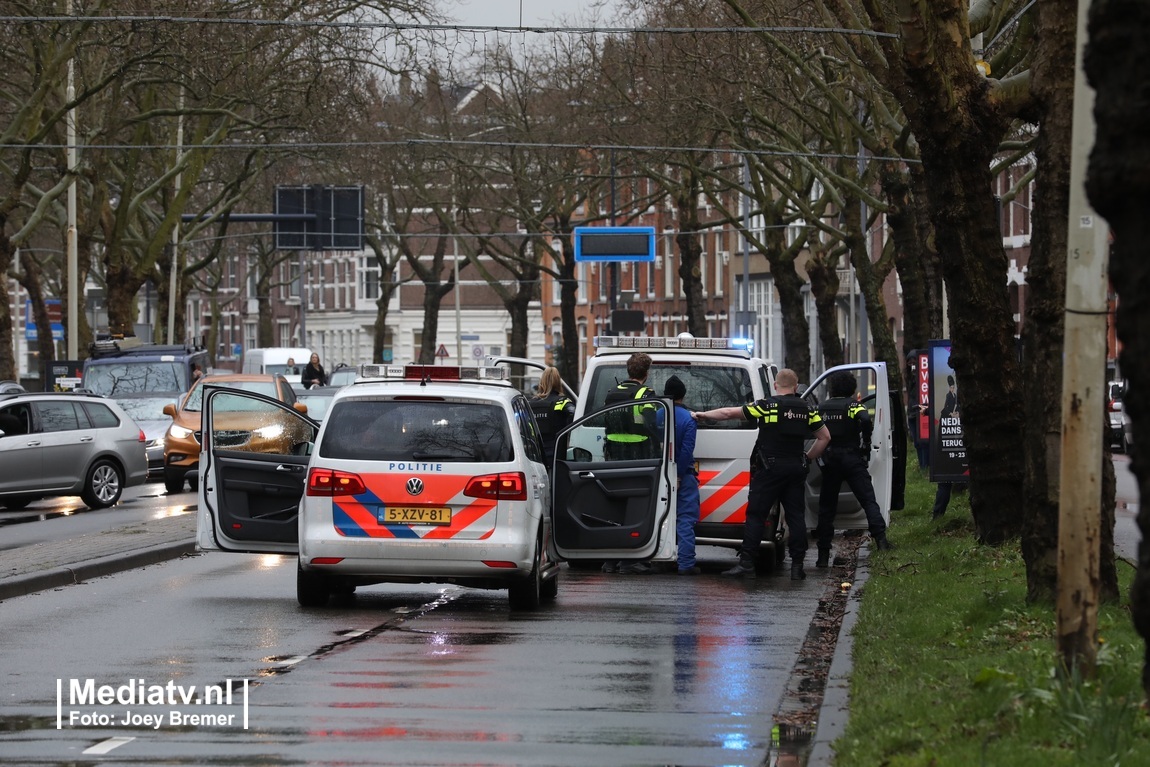 Bestuurder aangehouden na BTGV Rotterdam