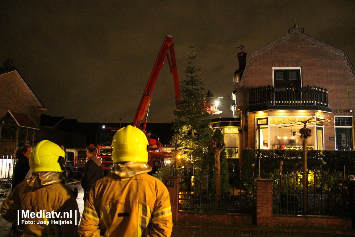 Brandweer ingezet bij schoorsteenbrand Capelle a/d IJssel