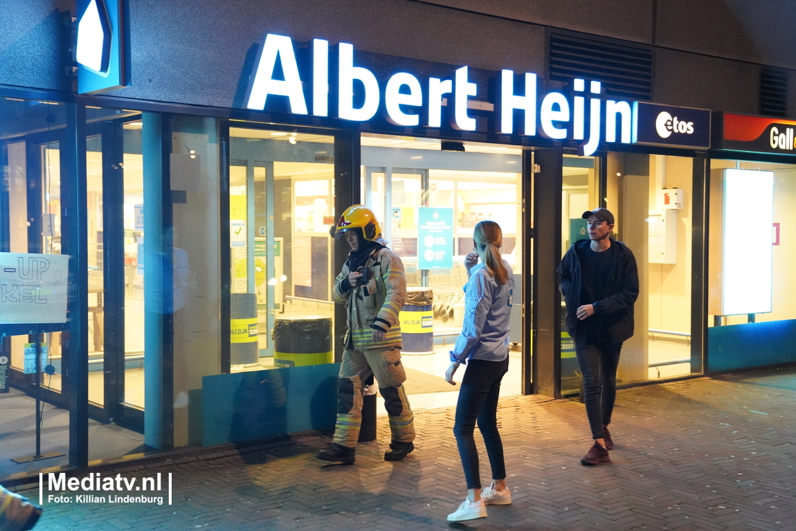 Brand in supermarkt Sint-Jobsweg Rotterdam