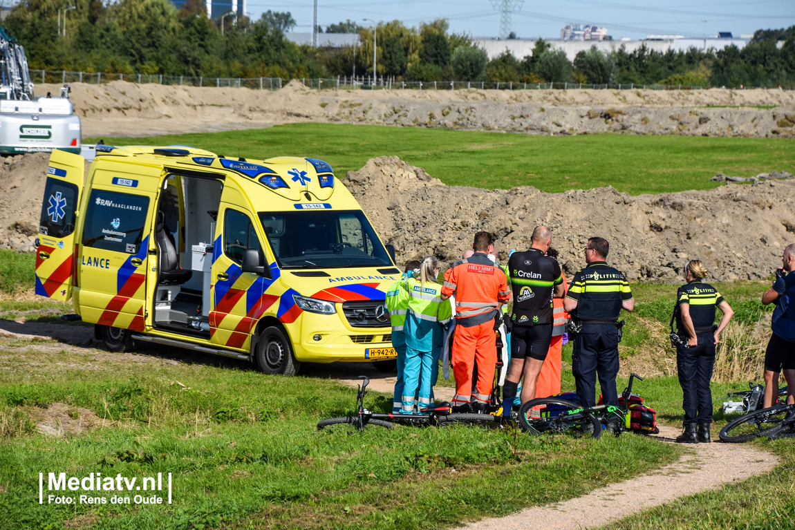 Mountainbiker gewond na val Rottedijk Bleiswijk