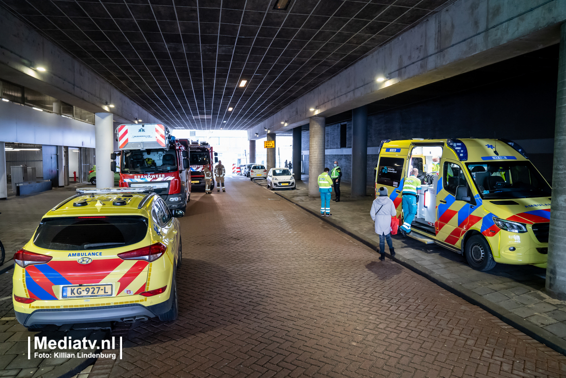 Brand in trappenhuis Winkelcentrum Zuidplein