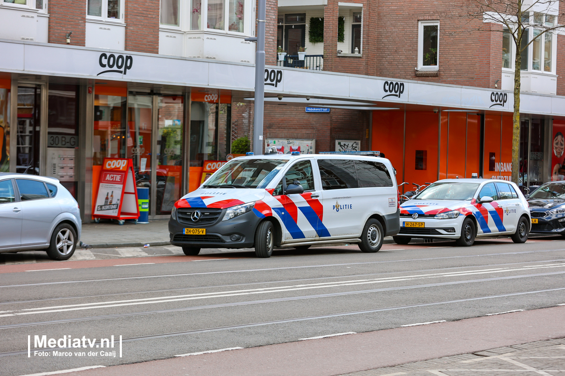 Overval op supermarkt Nieuwe Binnenweg Rotterdam