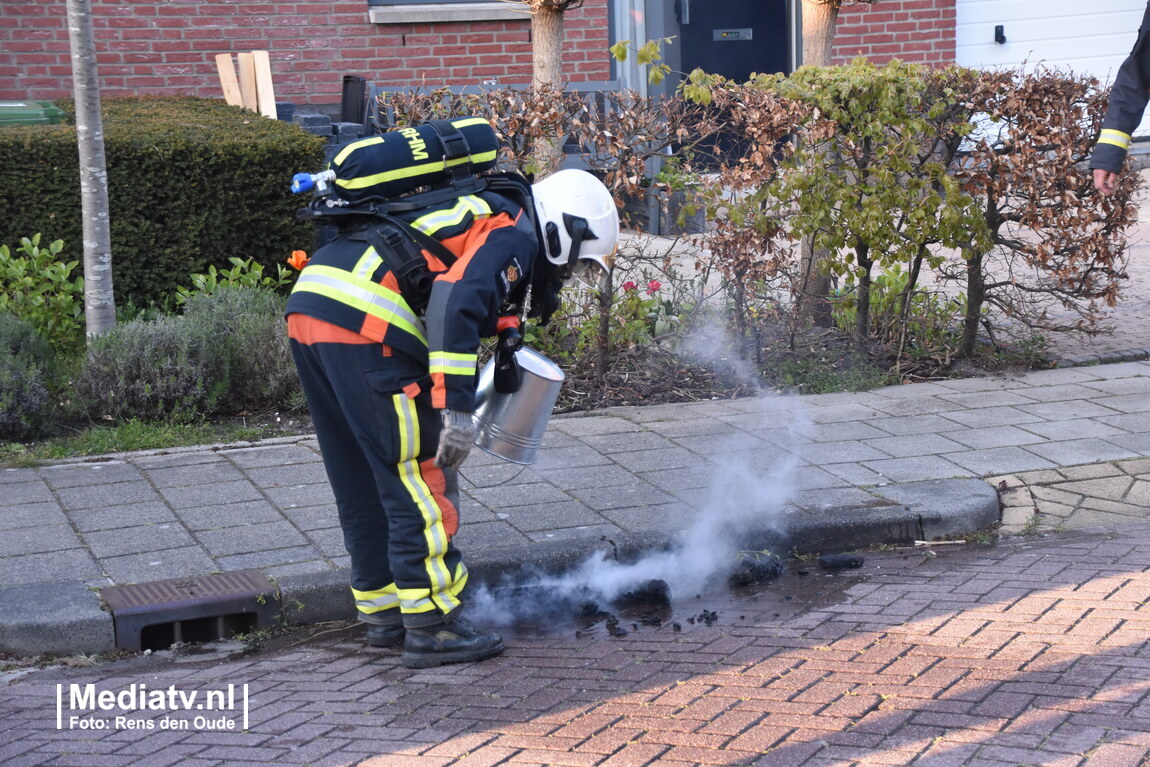 Schoorsteenbrand in Nieuwerkerk aan den IJssel