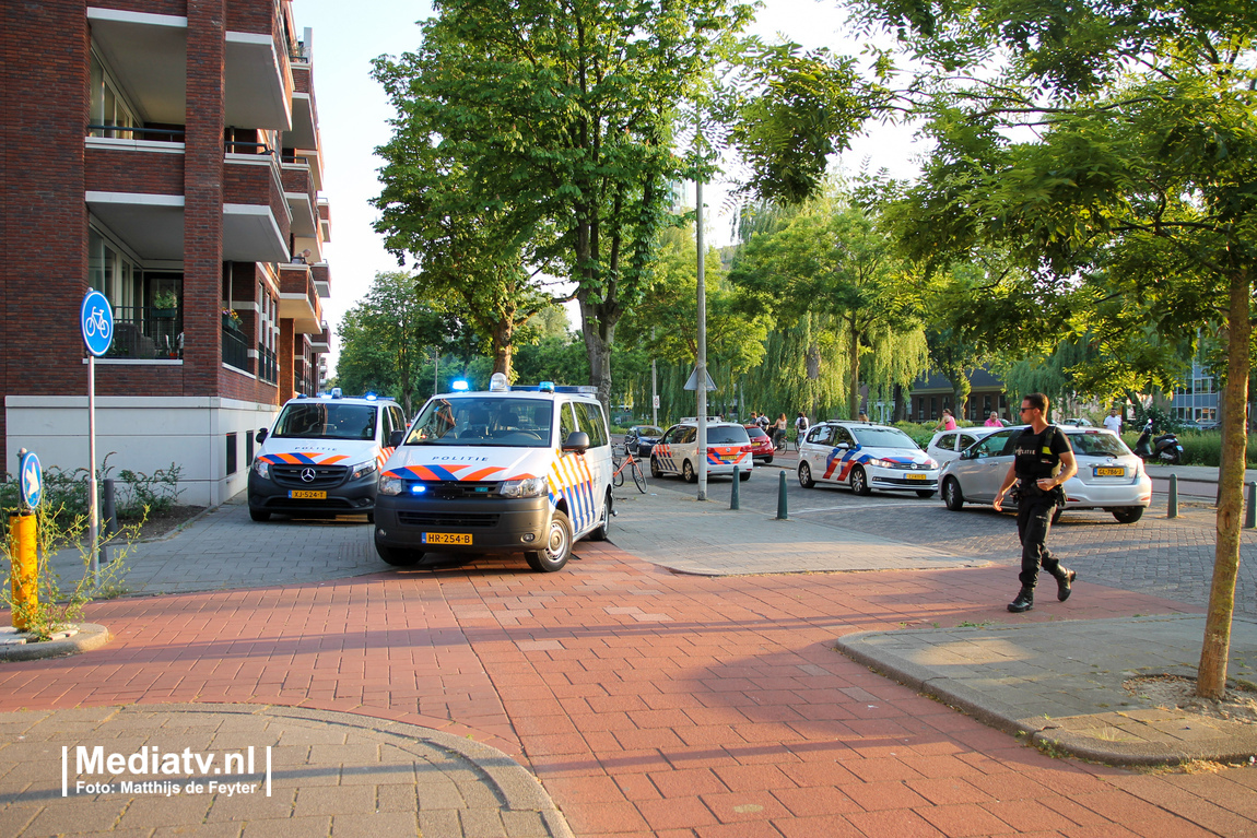 Grootse uitruk voor melding vuurwapen Sophiastraat Rotterdam