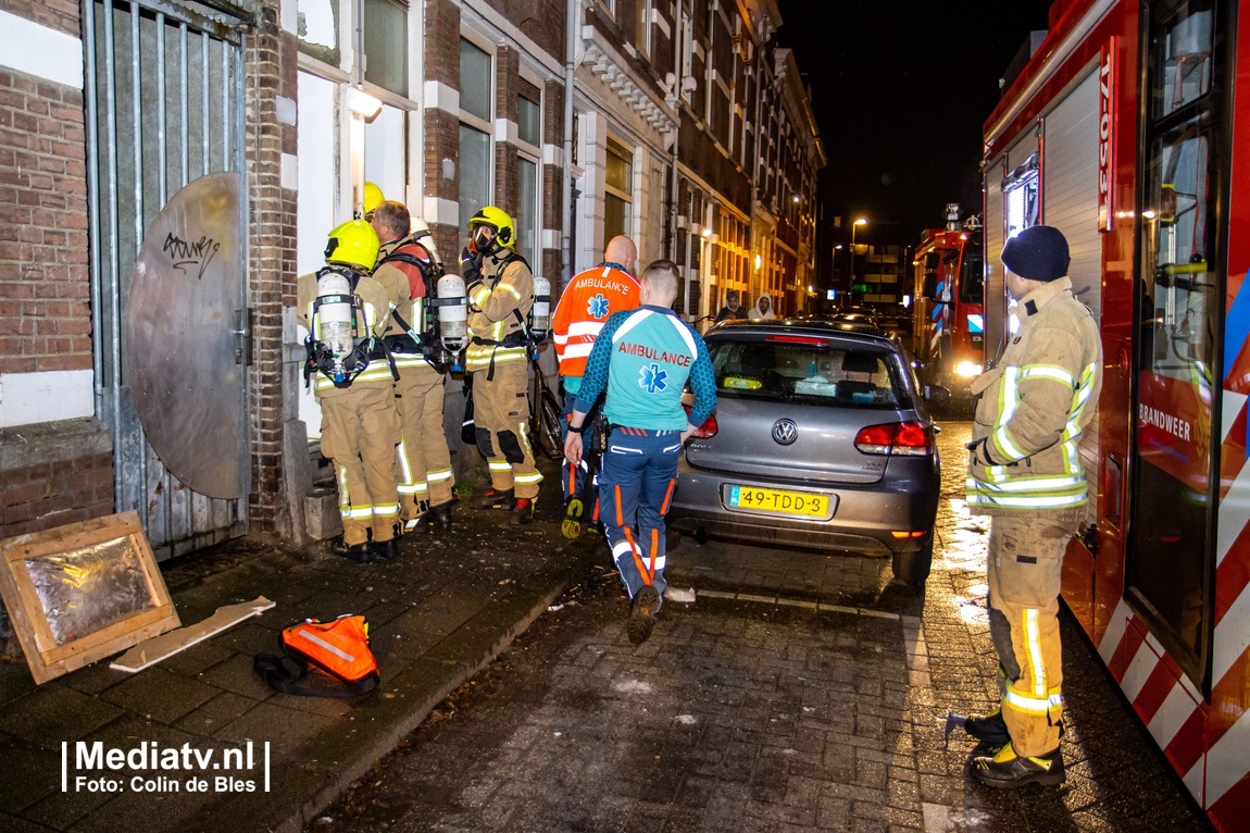 Explosie in woning Van der Schellingstraat Rotterdam
